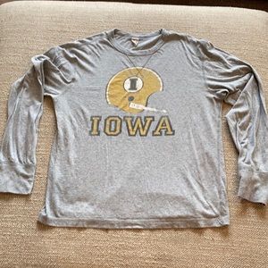 Tailgate Brand Iowa Hawkeye Football Long Sleeve T